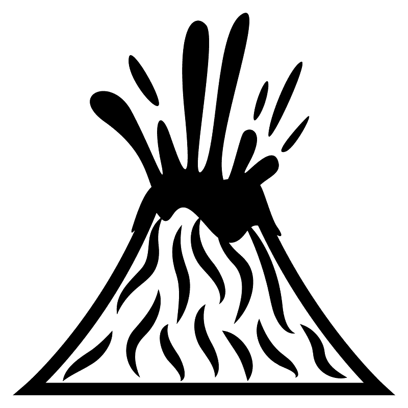 Volcán clipart. Dibujos animados descargar gratis. Creazilla