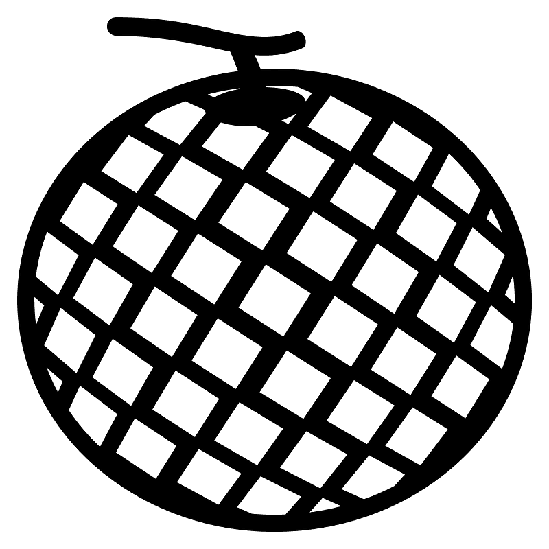 Melon emoji clipart. Gratis download. Creazilla