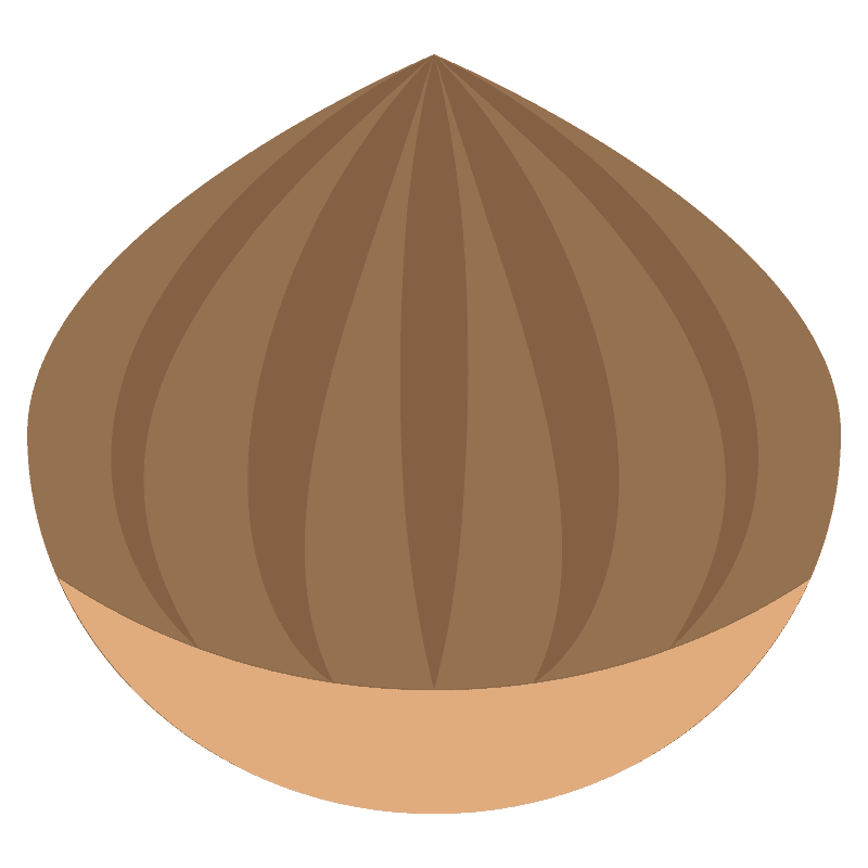 Chestnut emoji clipart. Free download transparent .PNG Creazilla