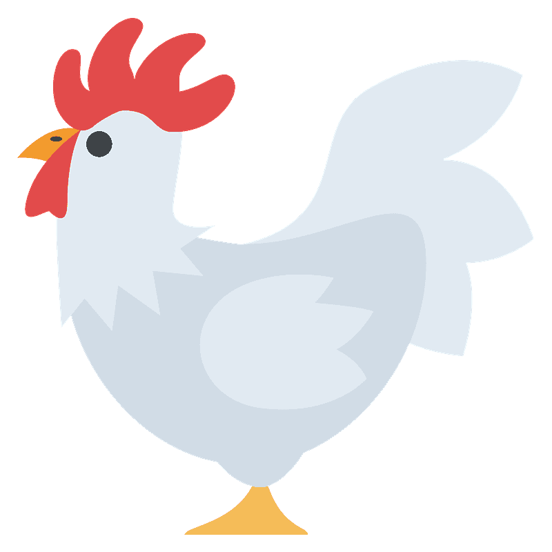 Chicken emoji clipart. Free download transparent .PNG Creazilla