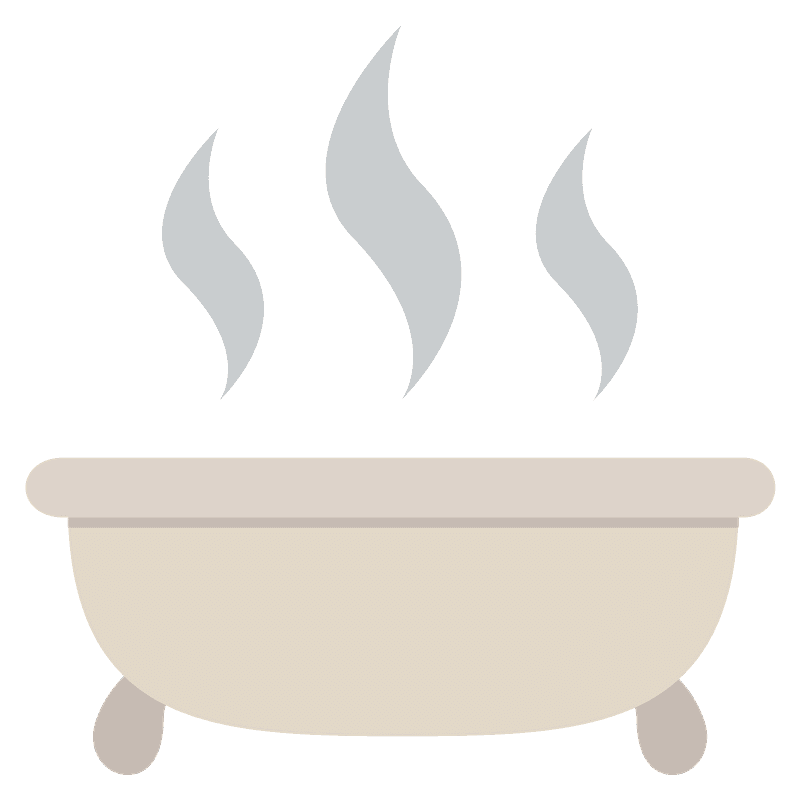 Bathtub emoji clipart. Free download transparent .PNG Creazilla