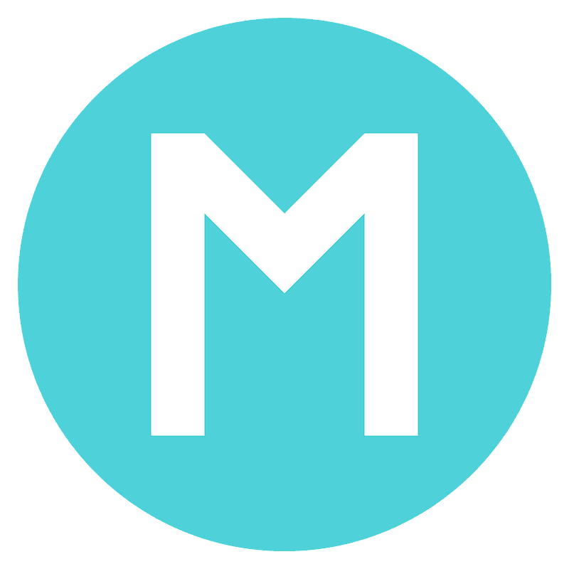 Circled M emoji clipart. Free download transparent .PNG Creazilla