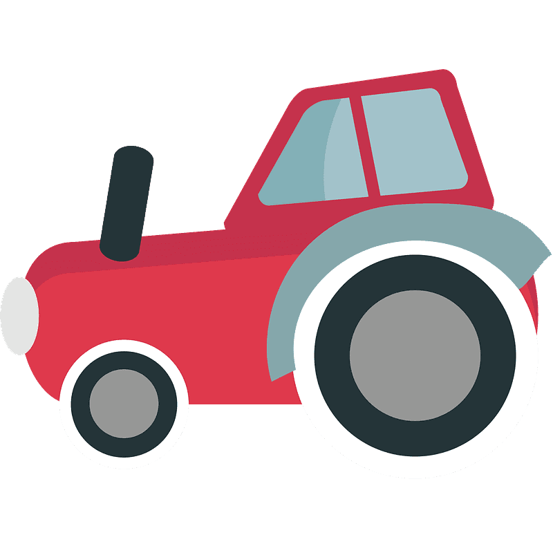 Tractor emoji clipart. Free download transparent .PNG Creazilla