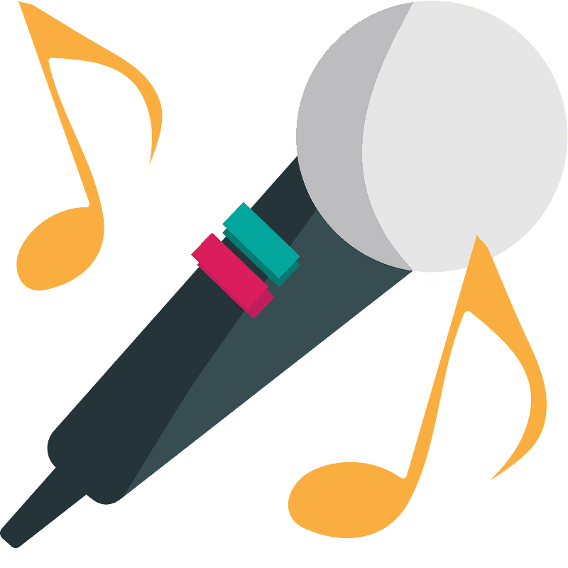 Microphone emoji clipart. Free download transparent .PNG Creazilla