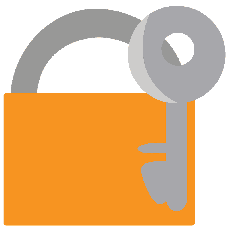 Locked with key emoji clipart. Free download transparent .PNG Creazilla