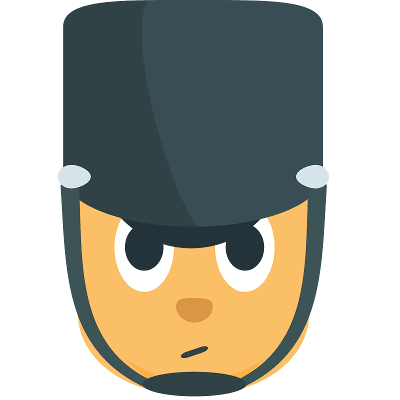 Guard emoji clipart. Free download transparent .PNG Creazilla