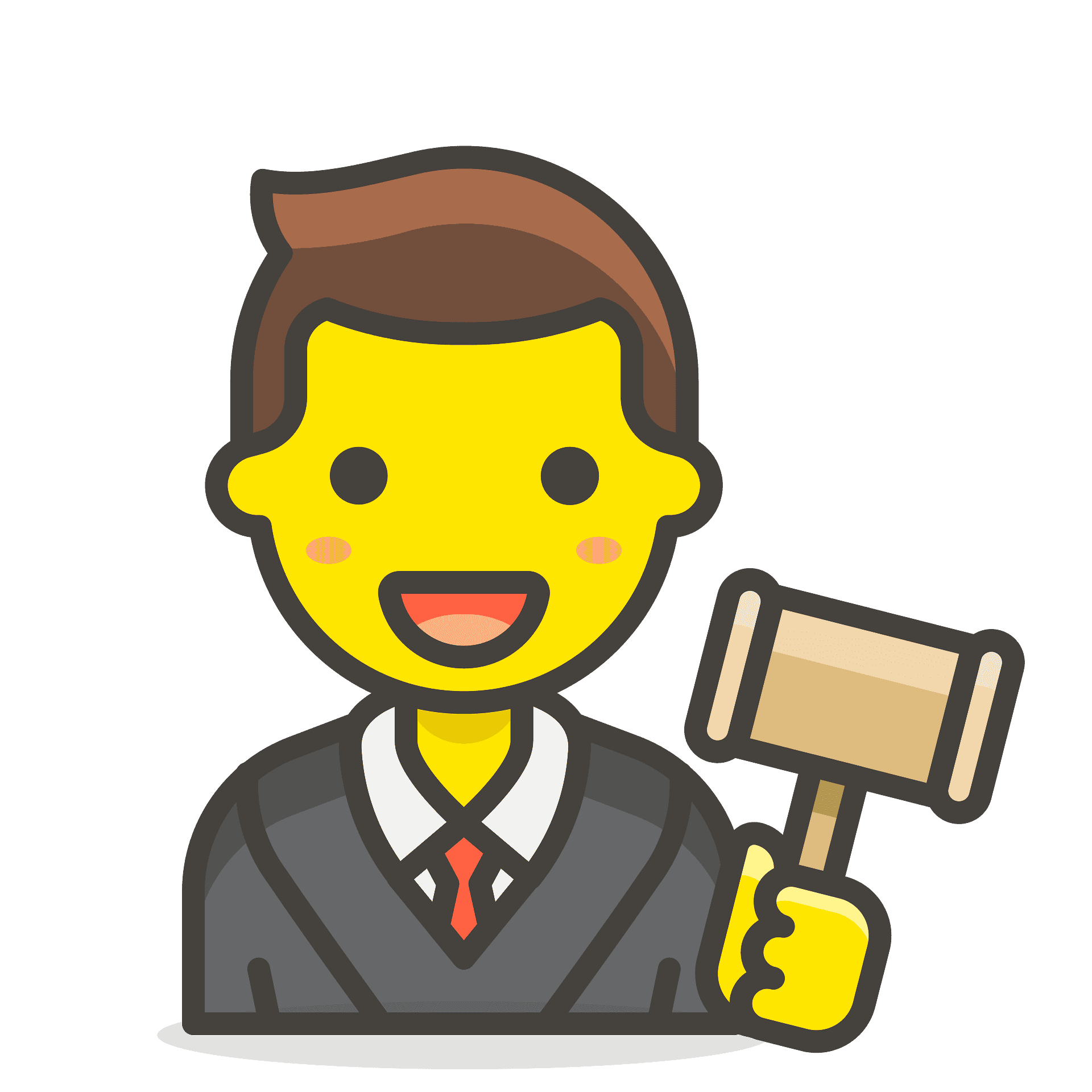 Man judge emoji clipart. Free download transparent .PNG Creazilla