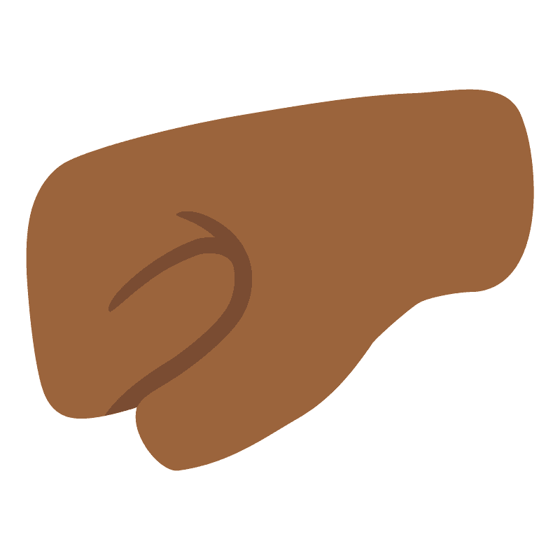 Leftfacing fist emoji clipart. Free download transparent .PNG Creazilla