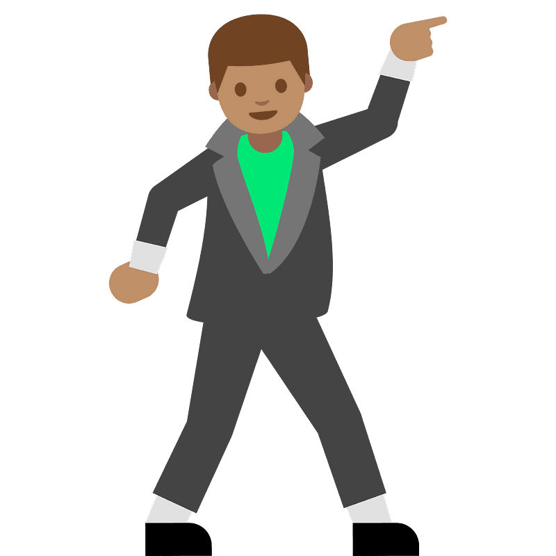 Man dancing emoji clipart. Free download transparent .PNG Creazilla