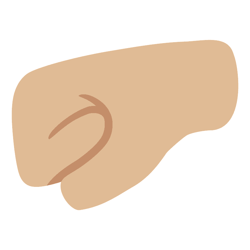 Leftfacing fist emoji clipart. Free download transparent .PNG Creazilla