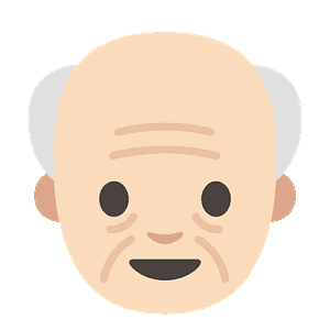 Old man emoji clipart Free download transparent PNG Creazilla