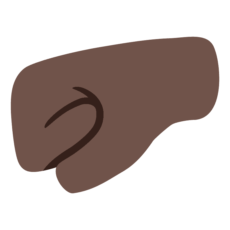 Leftfacing fist emoji clipart. Free download transparent .PNG Creazilla