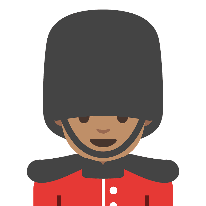 Guard emoji clipart. Free download transparent .PNG Creazilla