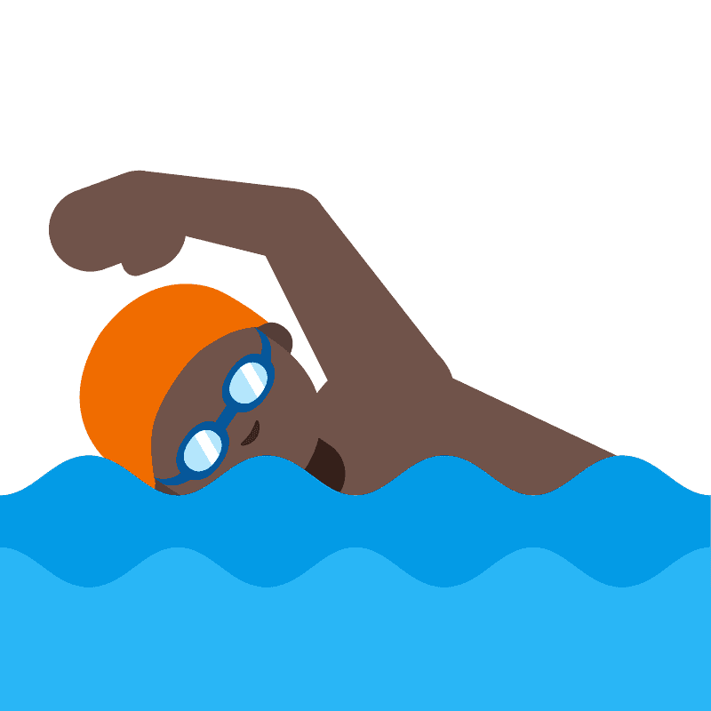 Person swimming emoji clipart. Free download transparent .PNG Creazilla