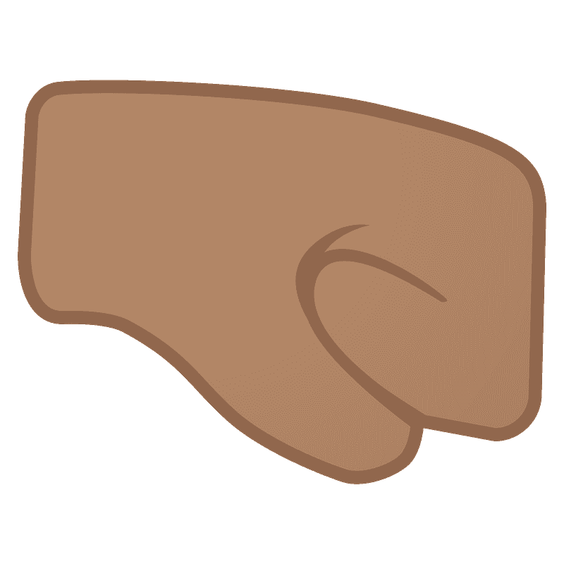 Rightfacing fist emoji clipart. Free download transparent .PNG Creazilla