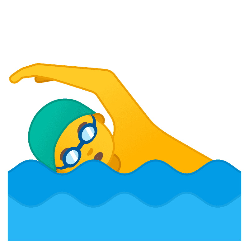 Man swimming emoji clipart. Free download transparent .PNG Creazilla