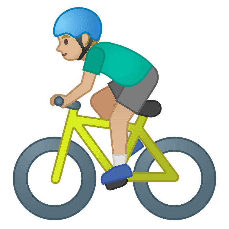 Karnacja ciemna kobieta na rowerze clipart. Darmowe pobieranie. Creazilla