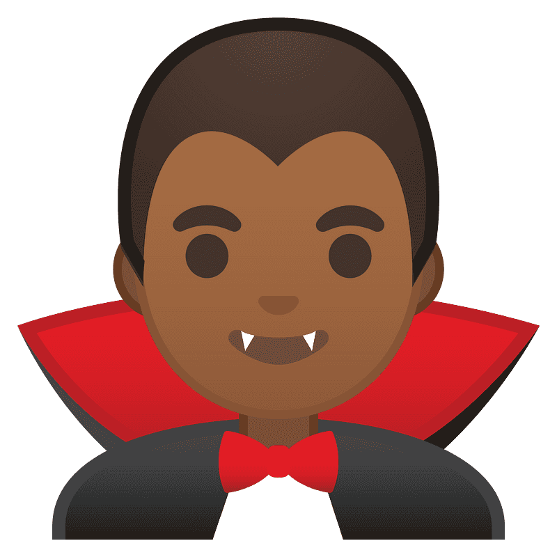 Man vampire emoji clipart. Free download transparent .PNG Creazilla