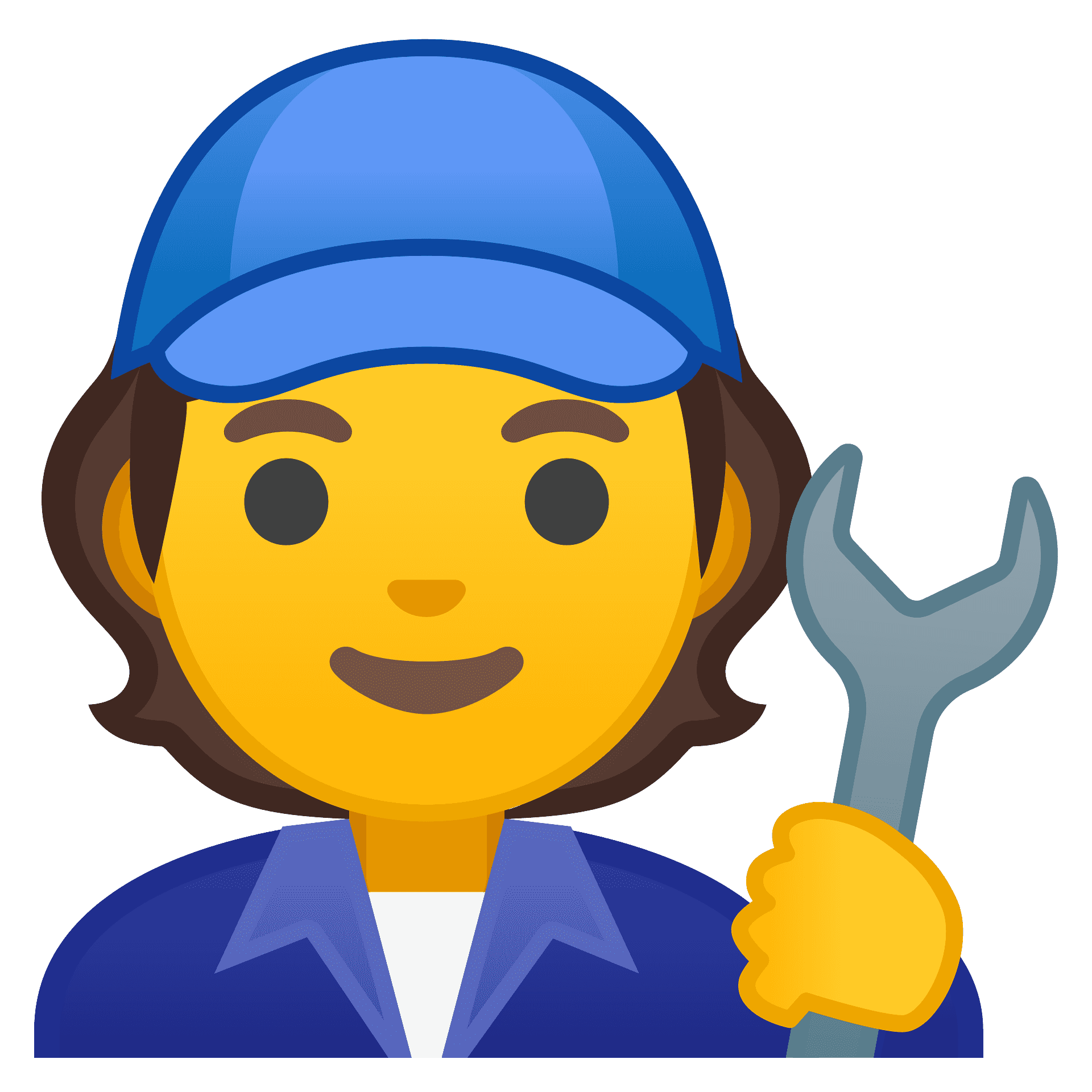 Mechanic emoji clipart. Free download transparent .PNG Creazilla