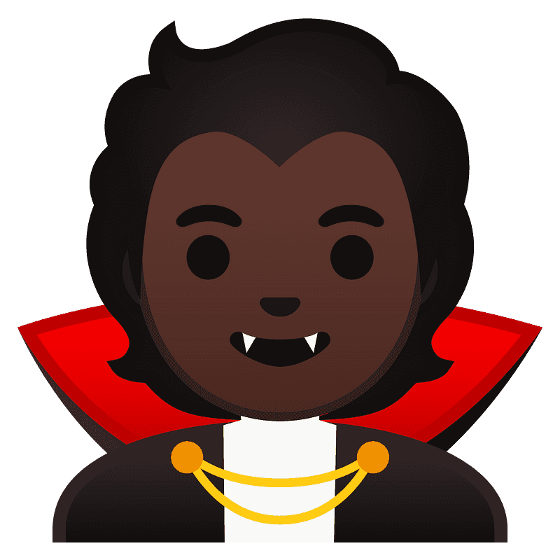 Vampire emoji clipart. Free download transparent .PNG Creazilla