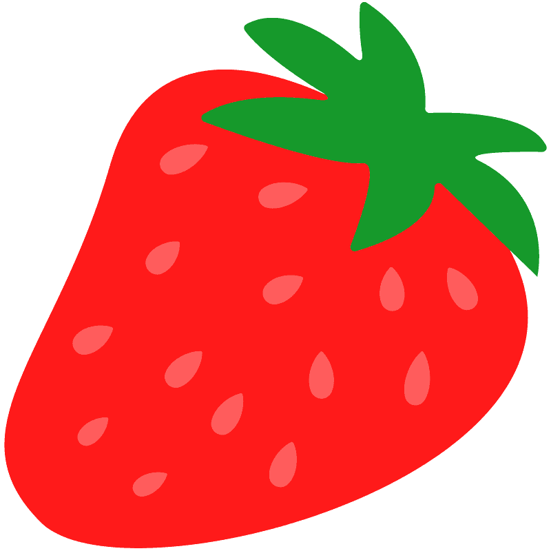 いちごのクリップアート 無料ダウンロード Creazilla