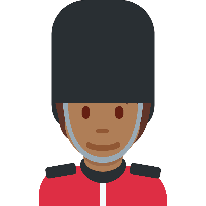 Guard emoji clipart. Free download transparent .PNG Creazilla