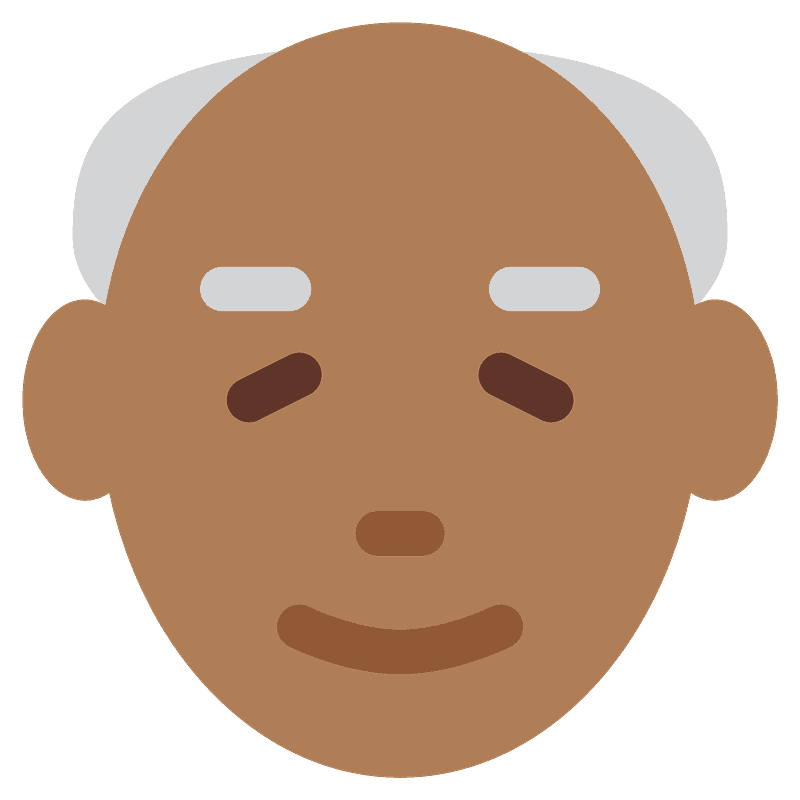 Old man emoji clipart. Free download transparent .PNG Creazilla