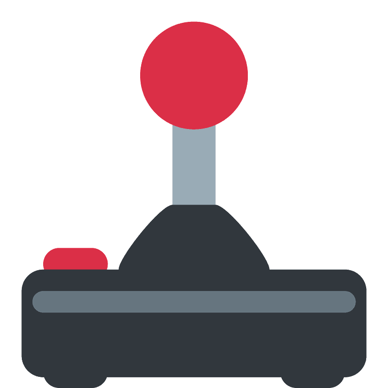 Joystick emoji clipart. Free download transparent .PNG Creazilla
