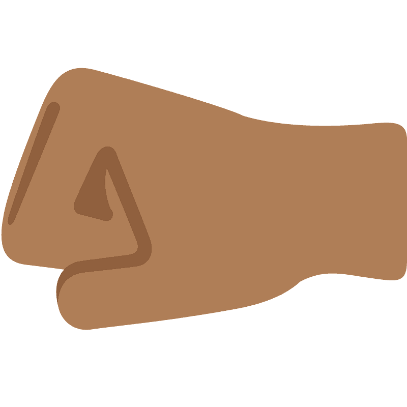 Leftfacing fist emoji clipart. Free download transparent .PNG Creazilla