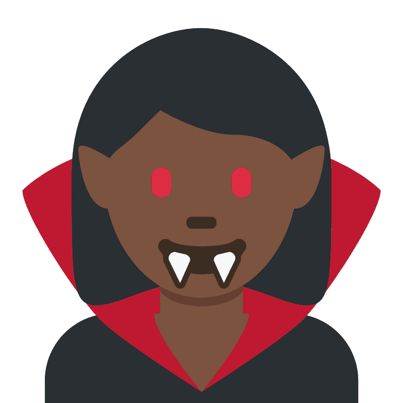 Woman vampire emoji clipart. Free download transparent .PNG Creazilla