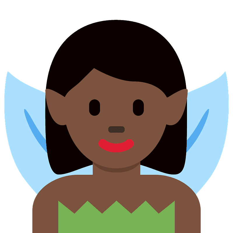Woman fairy emoji clipart. Free download transparent .PNG Creazilla