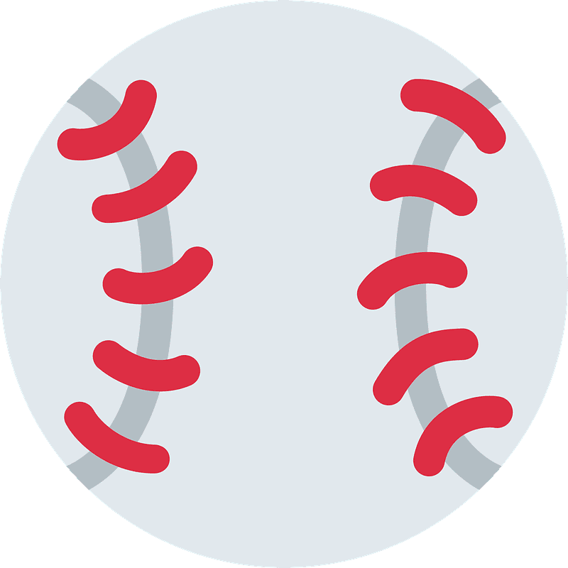 Baseball emoji clipart. Free download transparent .PNG Creazilla