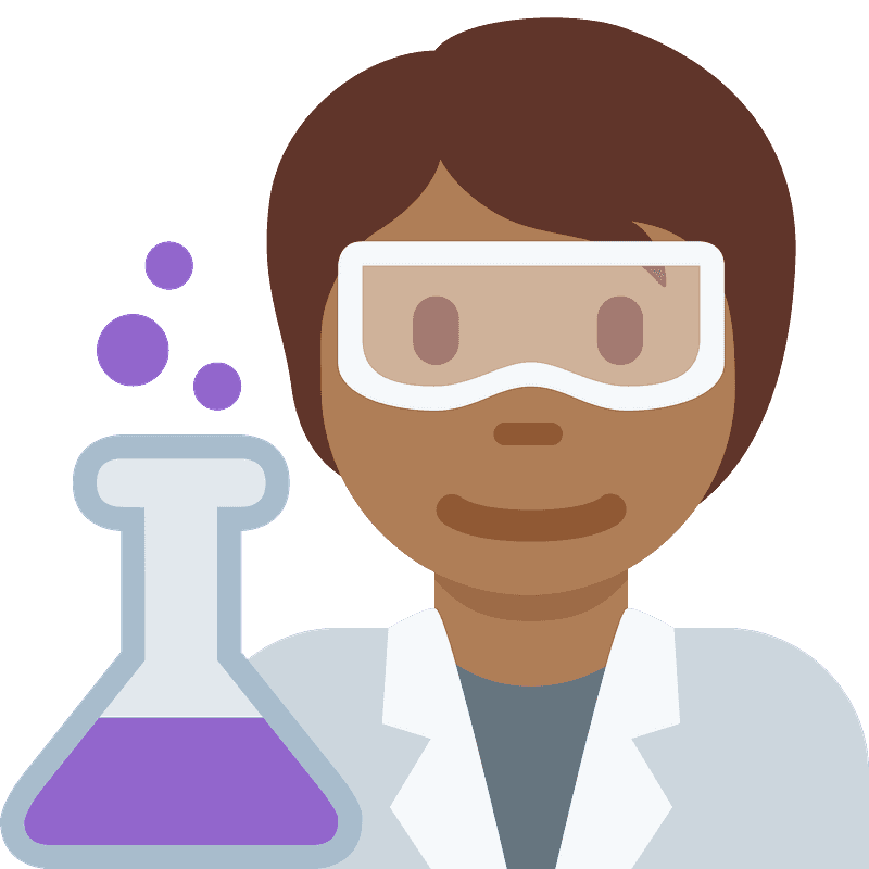 Scientist emoji clipart. Free download transparent .PNG Creazilla