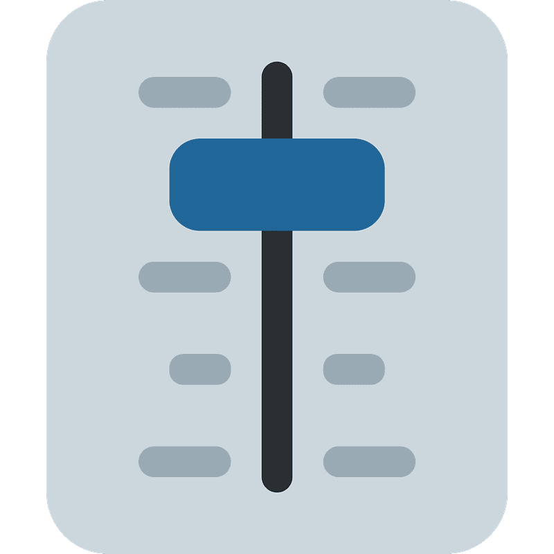 Level slider emoji clipart. Free download transparent .PNG Creazilla