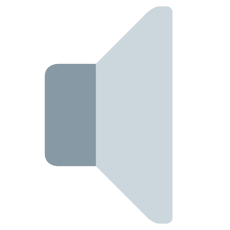 Speaker low volume emoji clipart. Free download transparent .PNG