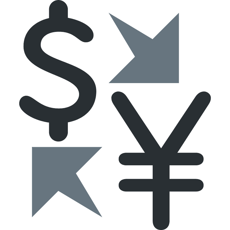 Currency exchange emoji clipart. Free download transparent .PNG Creazilla