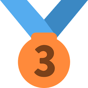 3rd place medal emoji clipart