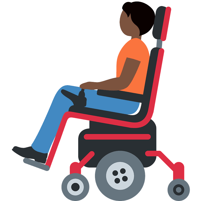 Person In Motorized Wheelchair Emoji Clipart Free Download Transparent Png Creazilla