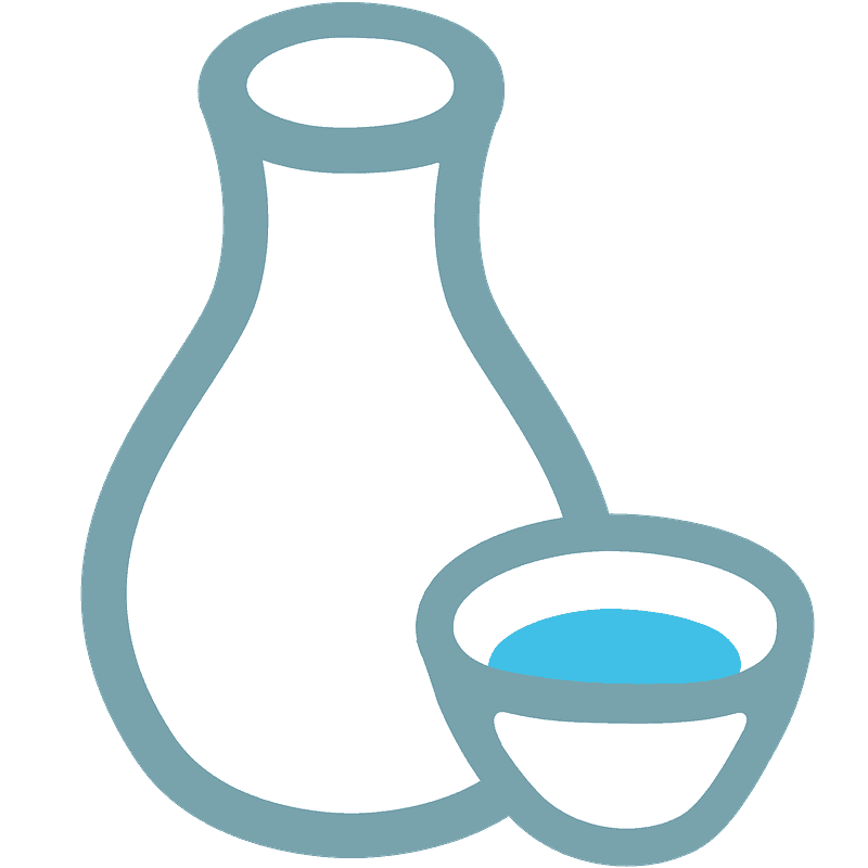 Sake emoji clipart. Free download transparent .PNG Creazilla