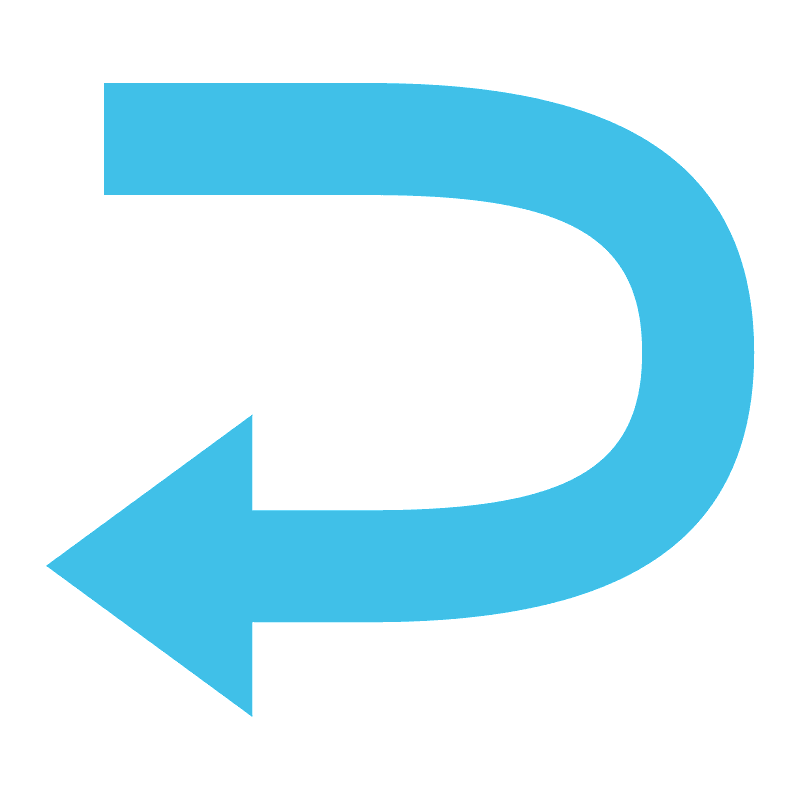 Right arrow curving left emoji clipart. Free download transparent .PNG