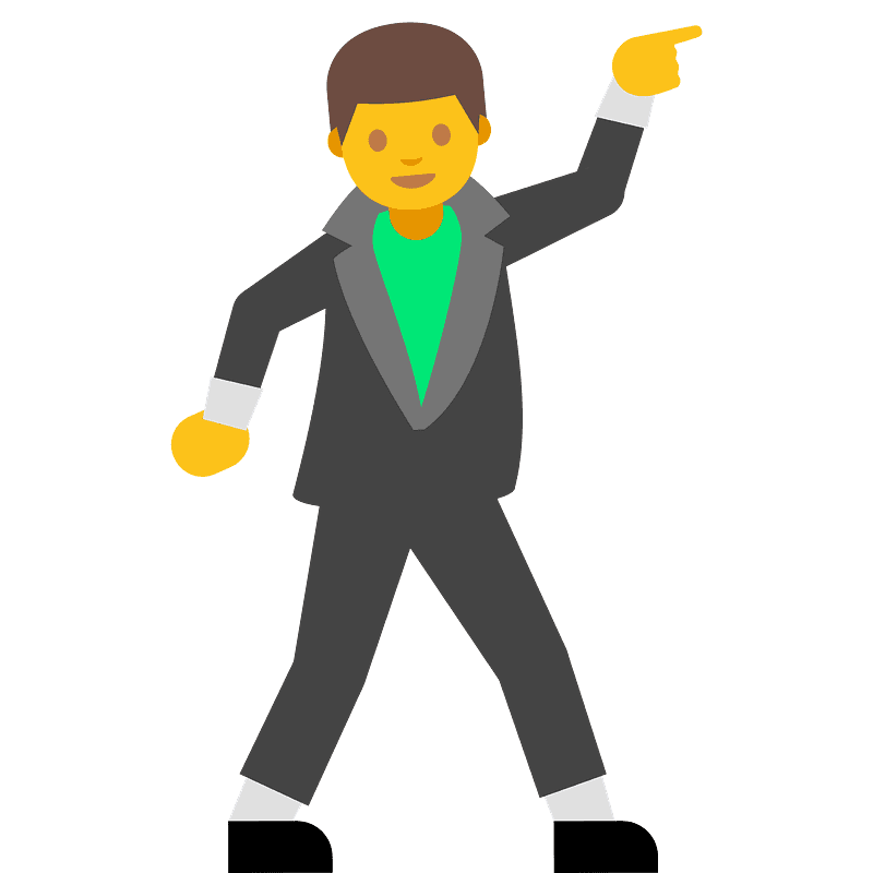 Black Man Dancing Emoji