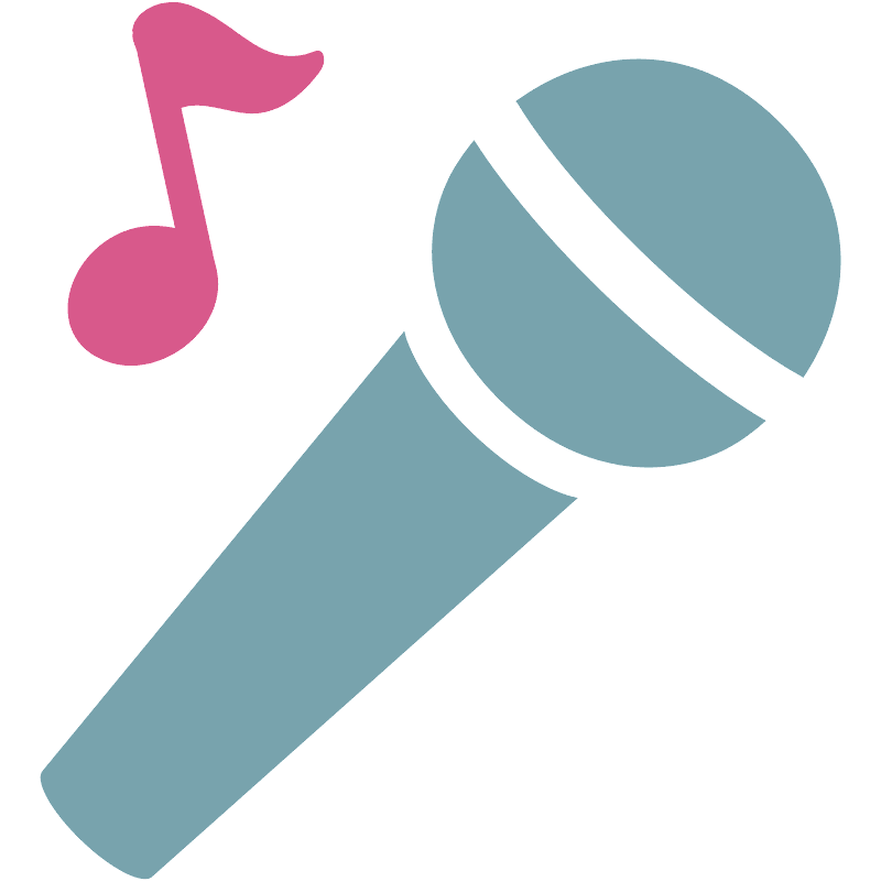 Microphone emoji clipart. Free download transparent .PNG Creazilla
