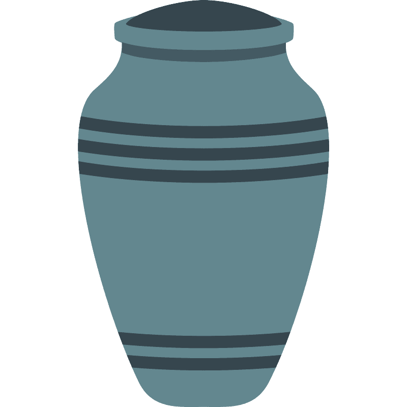 Funeral urn emoji clipart. Free download transparent .PNG Creazilla