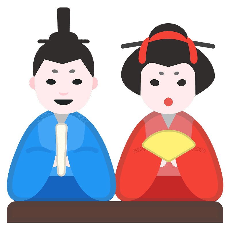 Japanese dolls emoji clipart. Free download transparent .PNG Creazilla