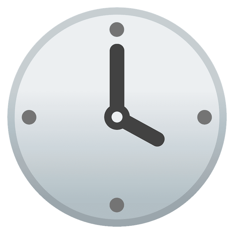 Four o’clock emoji clipart. Free download transparent .PNG Creazilla