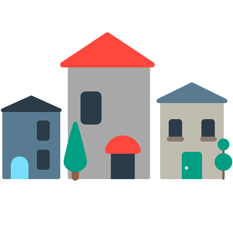 주택 건물 클립 아트. 무료 다운로드. Creazilla
