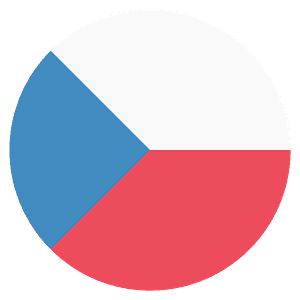 Czechia flag emoji clipart