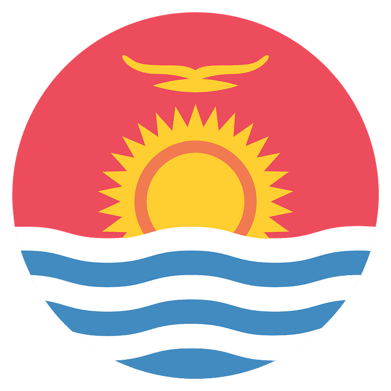 Kiribati flaga clipart