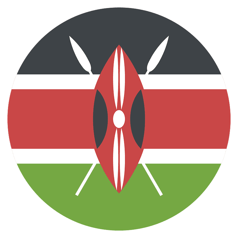 Kenya flag emoji clipart