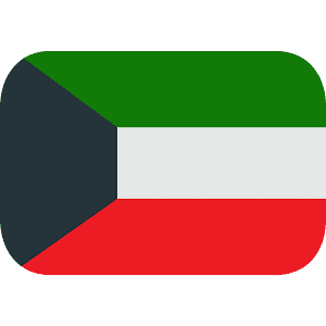 Kuwait flag emoji clipart